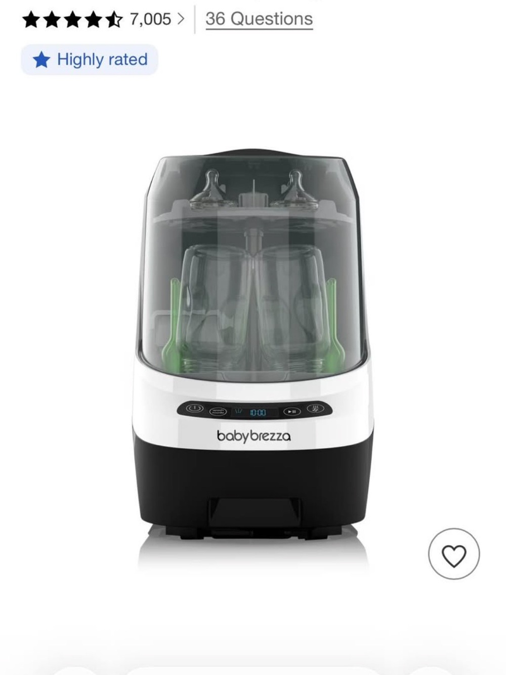 Brezza Washer Pro — White and Black